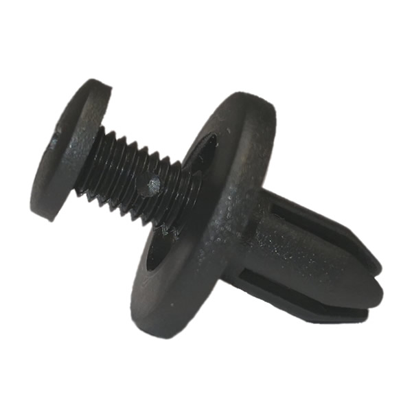 Auto tüübel 2-osaline must k=13.5mm d=15mm a=6mm hq