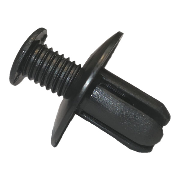 Auto tüübel 2-osaline must k=15mm d=19.5mm a=8mm hq