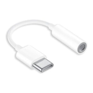 USB C pistik -> 3.5mm pesa audio passiivne üleminek valge Well-image