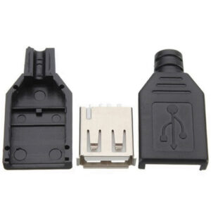 USB A pesa kaablile joodetav must-image