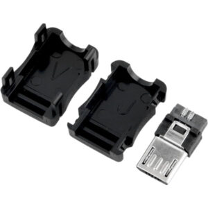 USB microB pistik kaablile joodetav must-image