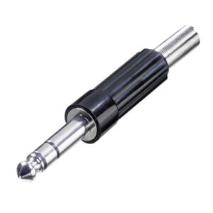 6.3mm stereo pistik, plastik kate, vedru leevendi, Rean/Neutrik NTR-NYS204-image