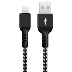 USB A pistik – Apple Lightning kaabel 1m fast 5V 2.4A must MCE472-image