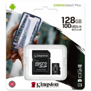 Mälukaart 128GB Micro SD Class10 Kingston Canvas Select Plus, SDCS2/128GB-image