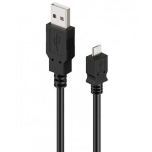 USB A pistik – microUSB B pistik kaabel, 1m, must, XERXES-image