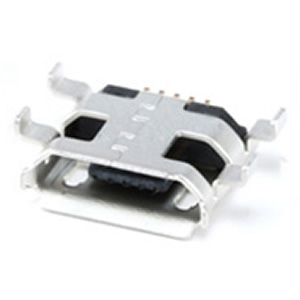 USB microB pesa plaadile, SMD, PCB, SMT, AMK5PT03-image