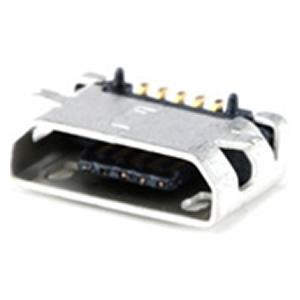 USB microB pesa plaadile, SMD, PCB, SMT, AMK5PT05-image