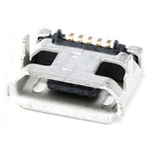 USB microB pesa plaadile, SMD, PCB, SMT, AMK5PT10-image