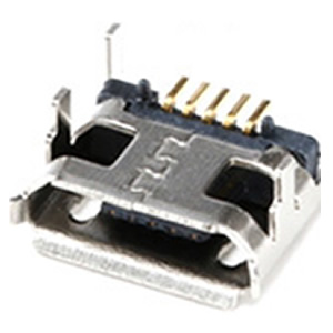 USB microB pesa plaadile, SMD, PCB, SMT, AMK5PT12-image