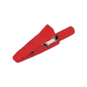 Krokodill isoleeritud 42mm 8A 60VDC 2mm otsikule punane, RH-MA1R-image