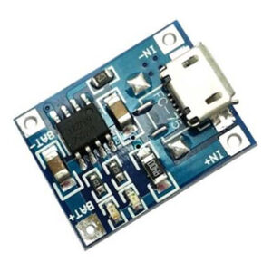 Li-ion aku laadimismoodul 5VDC 1A USB micro-B TP4056 3402-1-image