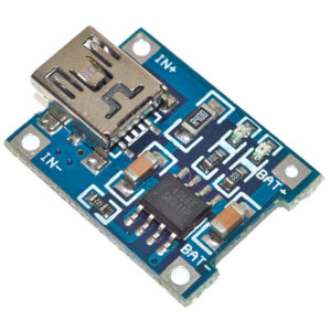 Li-ion aku laadimismoodul 5VDC 1A USB mini-B TP4056 3402-image