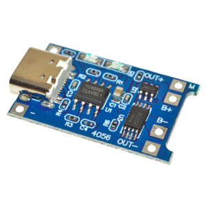 Li-ion aku laadimismoodul BMS 5VDC 1A USB C 3404-1-image