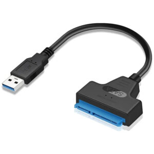 USB 2.0 A – 2.5 SATA 3 adapter, 25cm juhe, must-image